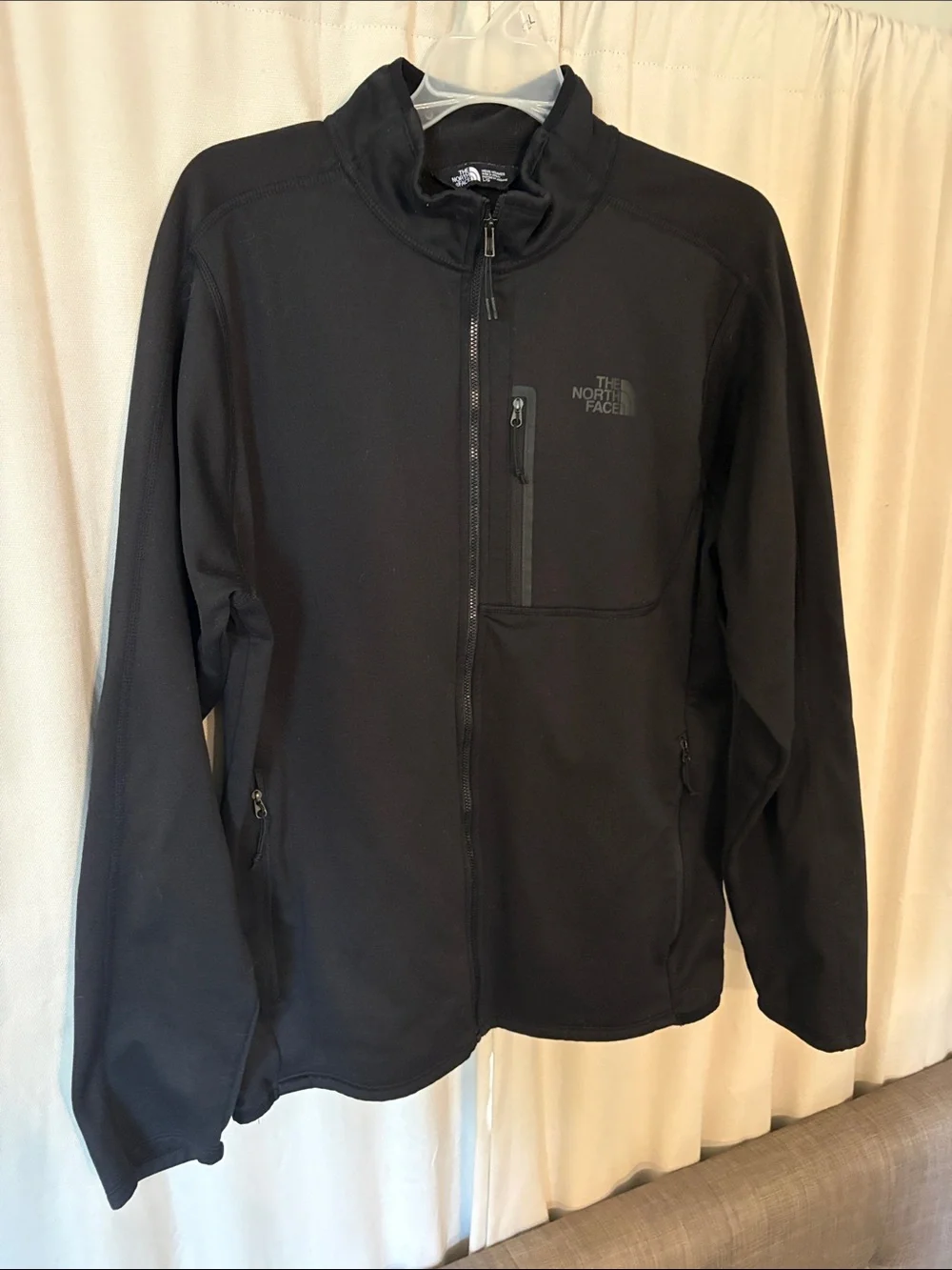 The North Face Black Lightweight Zip-Up Jacket